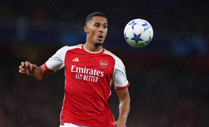 阿森纳新闻博主:加布里埃尔和萨利巴同意续约留队,萨卡也将续约