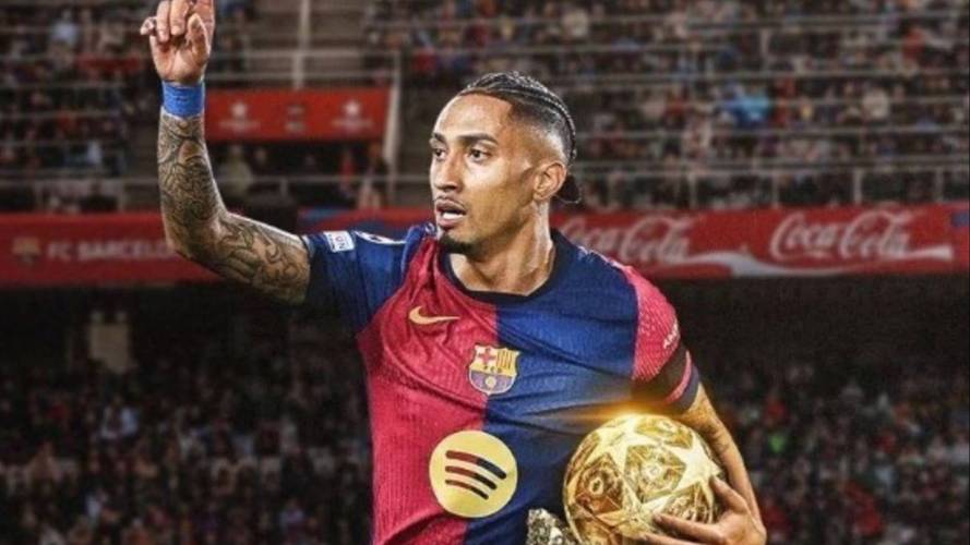 金球奖分数公布:登贝莱1380分第一!亚马尔1059分 拉菲尼亚620分