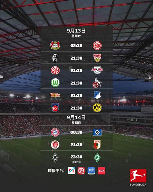 拜仁本赛季德甲前5轮全胜进22球丢3球,创德甲历史前5轮最佳开局