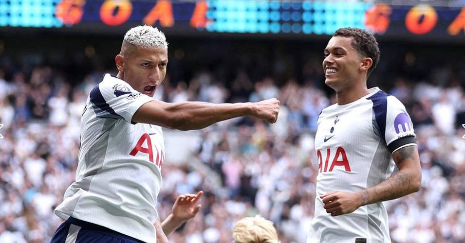 热刺客战博德闪耀首发：约翰逊、理查利森先发，帕利尼亚替补